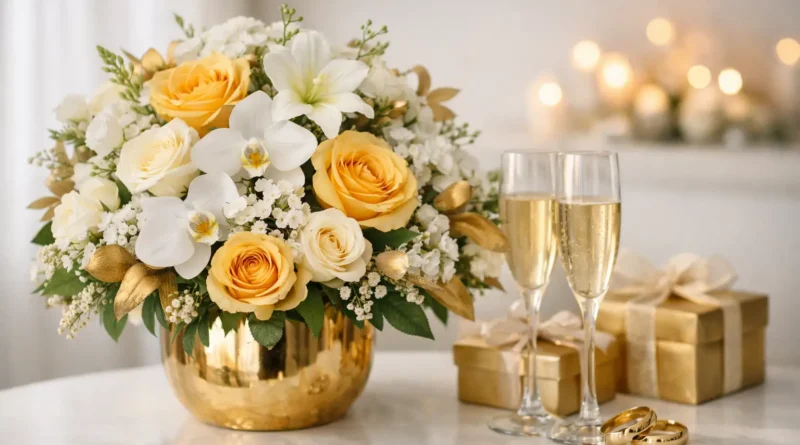 50th Anniversary Flowers Delivered: Getting a Golden Wedding Right